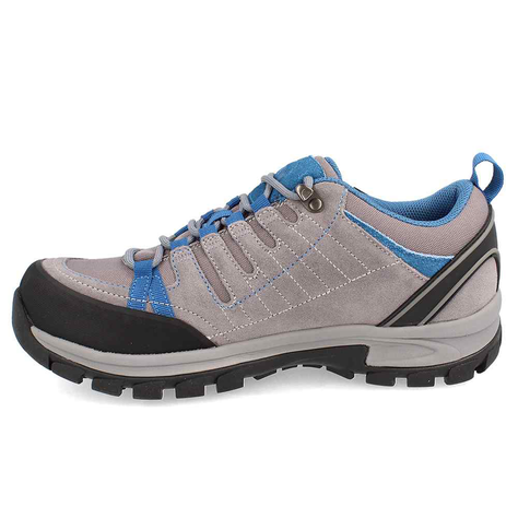 Zapatilla Weinbrenner Hombre Battuta Gris Premium Cuero-2