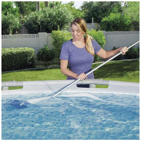 Mango Pértiga Telescópica Para Piscina Extensible 1,8mt a 3,4mt-5