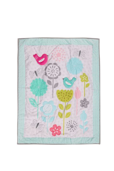 SET ROPA DE CUNA 100% ALGODÓN SWEET BIRDS 5 PIEZAS-3