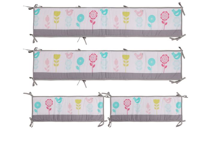 SET ROPA DE CUNA 100% ALGODÓN SWEET BIRDS 5 PIEZAS-1