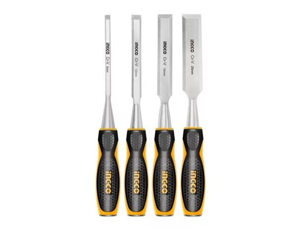 Set Juego De 4 Formones Para Madera Ingco Industri-1