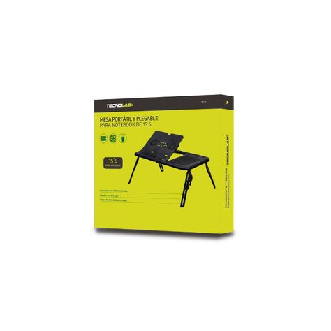 Mesa Ventilador Plegable Para Notebook  USB Negro Tecnolab-2