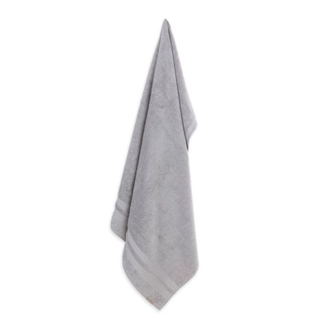 Sábana de baño Karsten Unika 500gr 86 x 150 cm Gris Perla-1