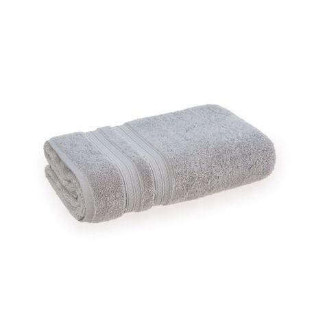 Sábana de baño Karsten Unika 500gr 86 x 150 cm Gris Perla-0