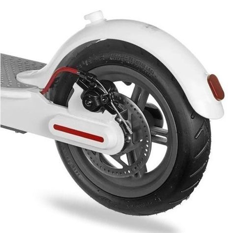 Tapabarro Trasero Scooter Eléctrico 4 Hoyos Blanco-3