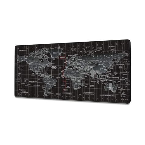 Mousepad Diseño Mapa Mundo XL 40x90cms Dblue-0