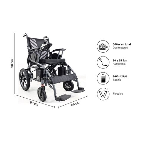 Silla de Ruedas Eléctrica Premium X-1