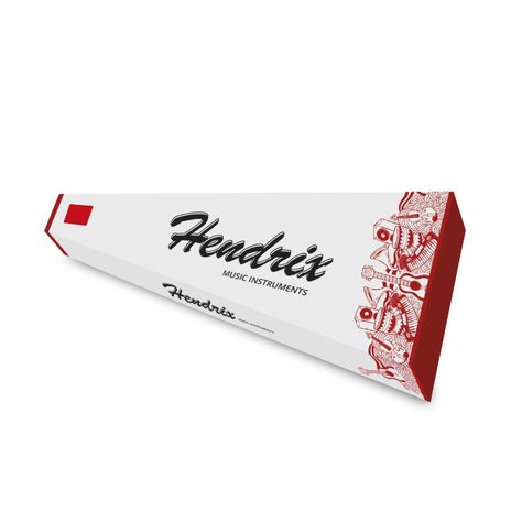 Guitarra Clásica 30 Pulgadas Azul Con Funda Hendrix-1