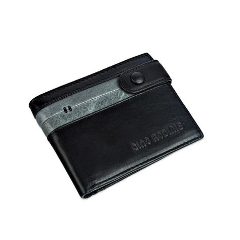 Billetera Gino Rodinis  Paolo 678 Negro/Acero Hombre-5