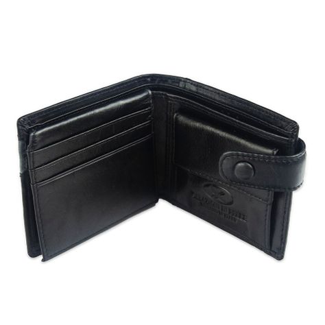 Billetera Gino Rodinis  Paolo 678 Negro/Acero Hombre-2