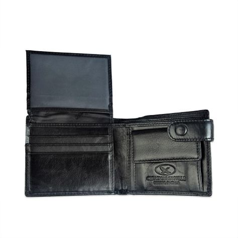 Billetera Gino Rodinis  Paolo 678 Negro/Acero Hombre-3