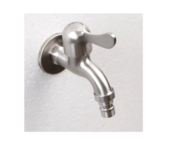 Grifo De Acero Inoxidable, Llave De Paso 1/2-1