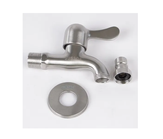 Grifo De Acero Inoxidable, Llave De Paso 1/2-2