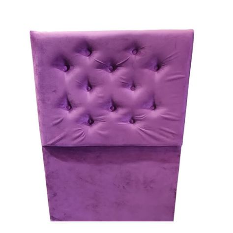 Respaldo 1.5 plaza Morado Felpa -1