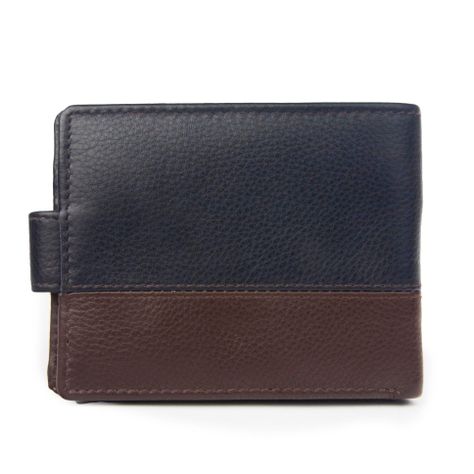 Billetera de hombre Capri 987 Azul/Marrón Gino Rodinis-5