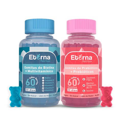 Pack Gomitas Eterna de Biotina y Probióticos-0