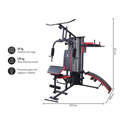 Máquina Home Gym P700 Pro 65 kg-1