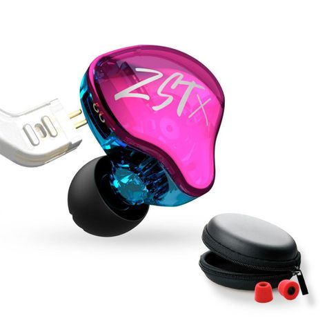 Audífonos Nuevos KZ ZST X + Accesorios + Gomas + Case Protector de Regalo-0