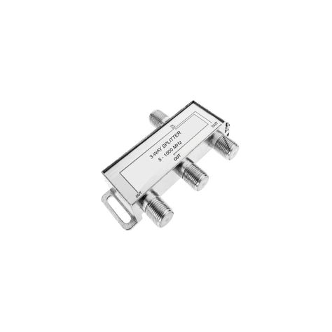 Splitter Coaxial Televisión Satelital 5-24000Mhz 3 Salidas-0