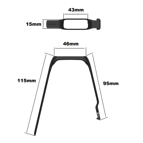 Correa Silicona Para Samsung Galaxy Fit 2 R-220 / Blanco-1