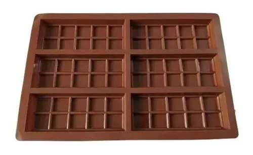 2 Moldes De Chocolate Moldes Barra De Chocolate Silicona 066-4