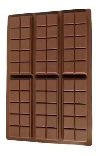 2 Moldes De Chocolate Moldes Barra De Chocolate Silicona 066-0