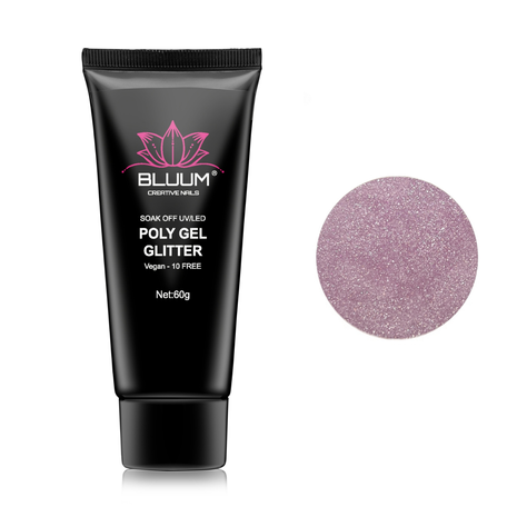 Polygel Glitter 13 60gr - Gel Para Uñas-0