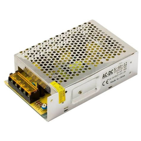 Fuente De Poder Switching O Conmutada - 12v - 5a - 60w-1