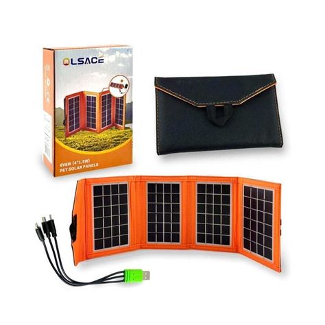 PANEL SOLAR PORTATIL PLEGABLE 6W CAMPING-0
