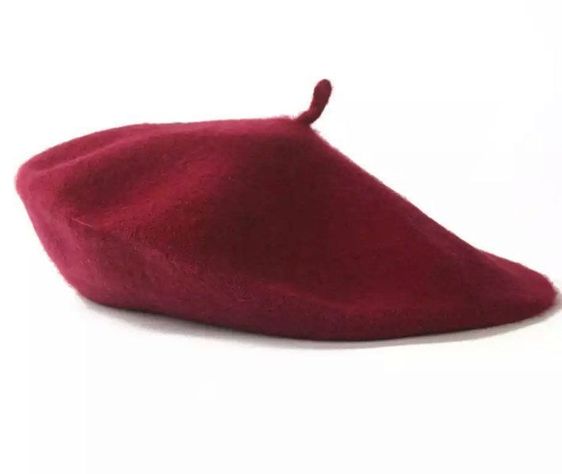 Boina Estilo Francesa, Boina Sombrero Bordo-1