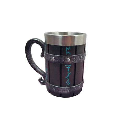 Tazon Shopero Cerveceros Vikingos Acero Inoxidable 600ml-1