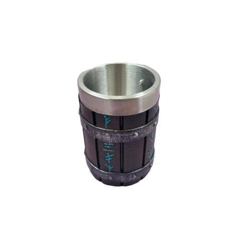 Tazon Shopero Cerveceros Vikingos Acero Inoxidable 600ml-0