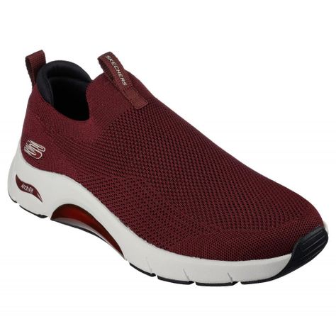Zapatilla Hombre SkechAir Arch Fit Burdeo Skechers-0