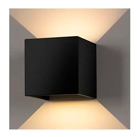 Foco Luz Cálido Aplique Para Pared Led Exterior-1