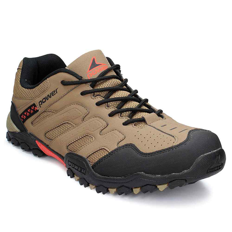 Zapatilla Outdoor Power Hombre Trek Tor Café-0