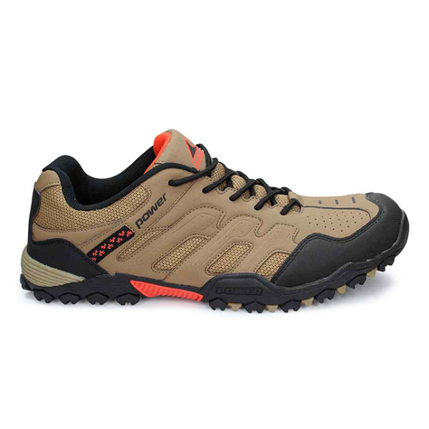 Zapatilla Outdoor Power Hombre Trek Tor Café-1