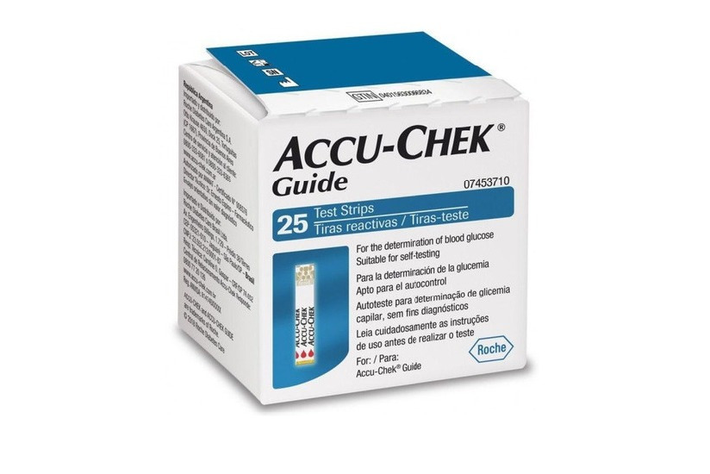 Tiras Reactivas Accu-chek® Guide 25 Unidades-0