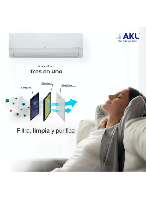Aire Frio-Calor AKL Black Inverter Wifi 18.000 btu-5