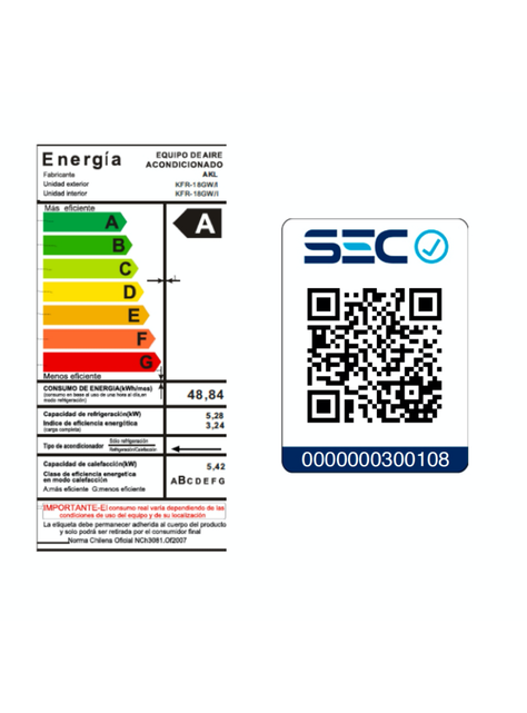 Aire Frio-Calor AKL Black Inverter Wifi 18.000 btu-4