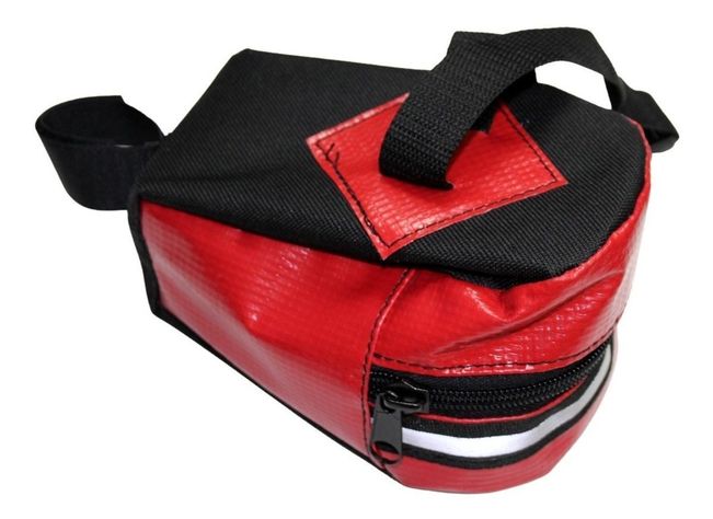 Bolso Sillin Bicicleta Impermeable Rojo Nuevo On Wheels-2