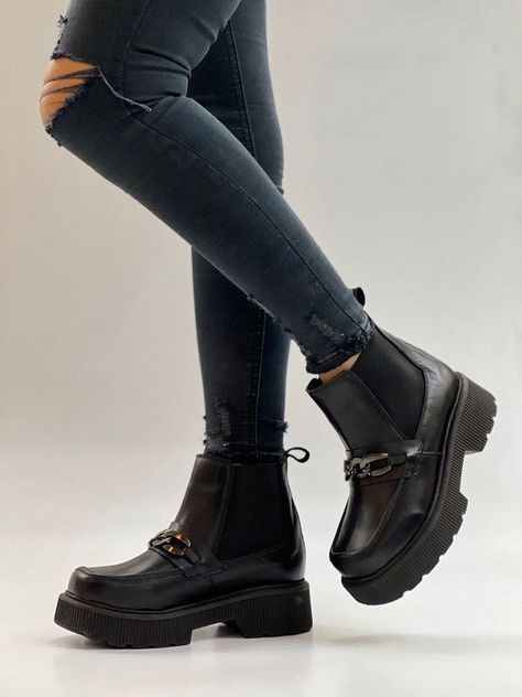 Botin Lili Negro Exotica-0