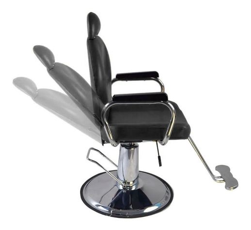 Peluqueria Barbero Silla Hidraulica Profesional Negra-2