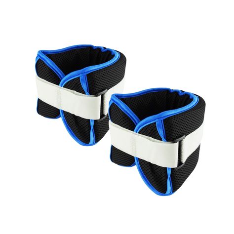 PAR PESO MUÑECAS/TOBILLOS 1 KG NEGRO-AZUL-0
