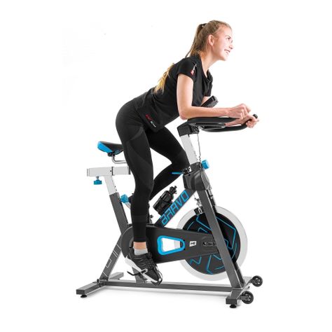Spinning Bravo Indoor HS-045IC 18 KG Negro con Azul – Hop Sport-7