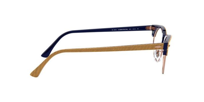 Lentes Ópticos Ray-Ban RX3946V Clubmaster Oval Crema Unisex-3