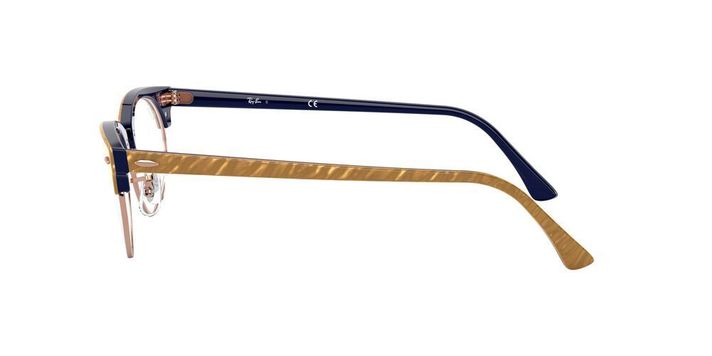 Lentes Ópticos Ray-Ban RX3946V Clubmaster Oval Crema Unisex-2