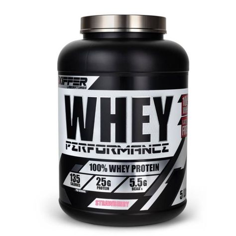 PROTEINA 100% WHEY PERFOMANCE 5 LIBRAS FRUTILLA - KIFFER-0