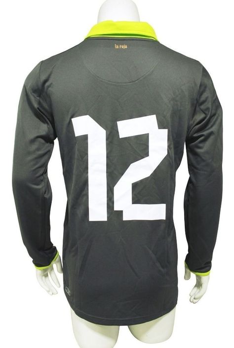      Camiseta Chile 2012/2014 Arquero Gris N° 12 Original Puma-2