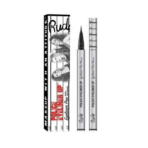 Set de 2 Delineadores Negro y Blanco "Police Eyeliner Up" Rude-1