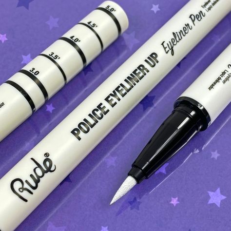 Set de 2 Delineadores Negro y Blanco "Police Eyeliner Up" Rude-3